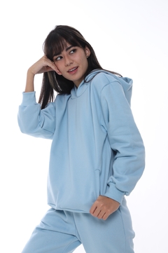Blusa Moletom Luwi - Azul - comprar online