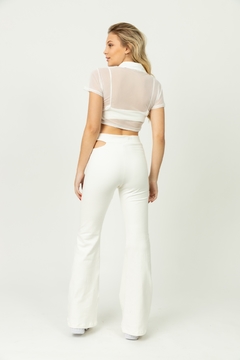 Cropped Donna - Off white (Acompanha Top)