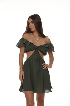 Vestido Mona - Verde Militar na internet