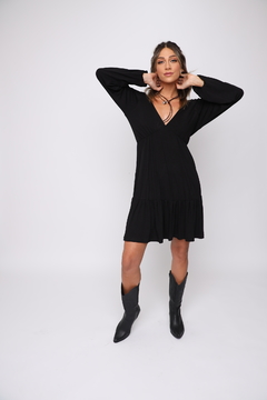 Vestido Cecilia - Preto - Mia Brand