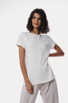 Camiseta Mia - Off White - loja online