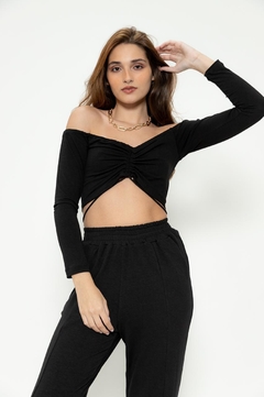 Cropped Lucy - Preto - loja online