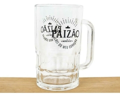 Caneca De Vidro Paizão 350ml Para Cerveja E Chopp Presente