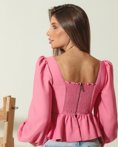 Cropped Sweet Rosa Chiclete - loja online