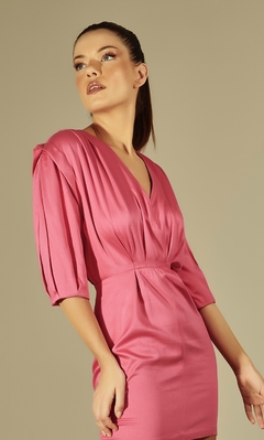 Vestido Bliss Rosa Chiclete - comprar online