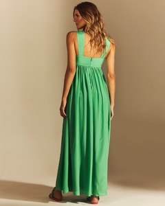 Vestido Seda Pura Verde - HERA