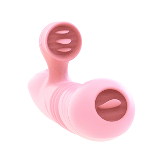 Vibrador de Luxo com Língua Dupla Recarregável e com Aquecedor CH039