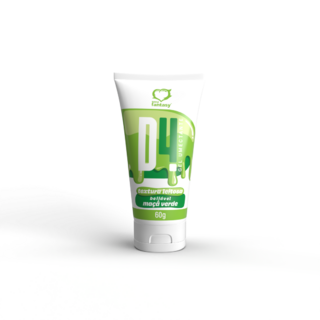 D4 Gel Lubrificante com Textura Leitosa Beijável Maçã Verde