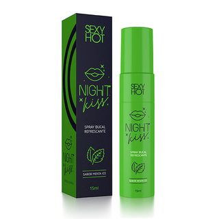 Night Kiss Spray Bucal Refrescante Menta Ice 15ml