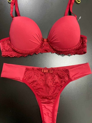 Lingerie Conjunto Com Bojo C593