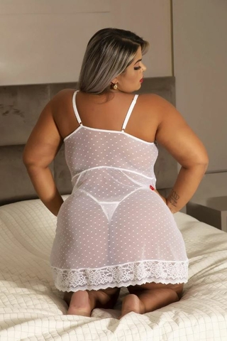 Camisola Sensual Sem Bojo Com Venda Plus Size 4014