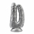 Pênis Realístico Duplo 18,5 cm Dick Silver Chi | Segredos Sex Shop | Imagem | Sex Shop