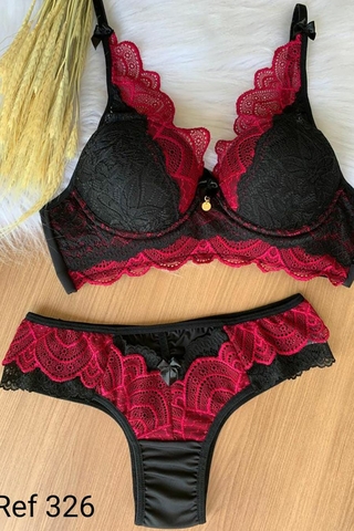 Conjunto Lingerie Sensual Com Bojo 326