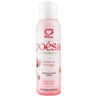 Desodorante Íntimo Aerosol Morango Poésie 150ml