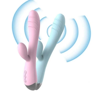 Vibrador De Luxo Em Silicone Ponto G Com 10 Modos De Vibração ME082