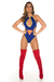 Mini Fantasia Sensual Body Supergirl 7205 | Segredos Sex Shop | Imagem | Sex Shop