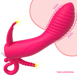 Vibrador Estimulador De Ponto G, Clitóris e Anal ME076