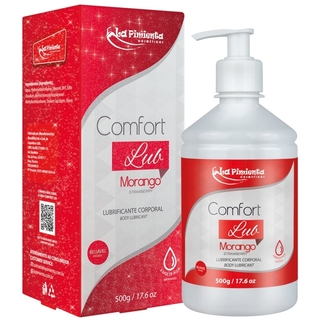 Lubrificante Íntimo Beijável Comfort Lub Morango 500g L317