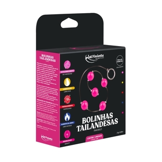 Bolinha Tailandesa Com Bolinha Tamanho P Cor Rosa