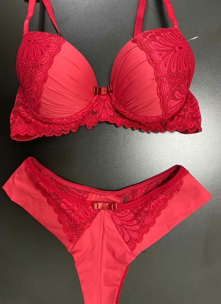 Lingerie Conjunto Com Bojo C223