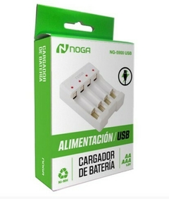 CARGADOR USB PARA 4 PILAS RECARGABLES AA / AAA NG-5900 NOGA NET en internet