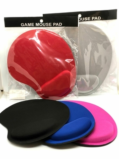 PAD MOUSE CON APOYA MUÑECA GEL COLOR AZUL - comprar online