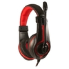 Auricular Gamer Con Microfono Pc Noga Stormer St-819 Headset Color Negro con rojo