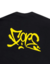 Camiseta Oversized Fire Picho Yellow Spray - Preto na internet