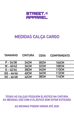 Imagem do Calça Cargo Sarja - Chumbo