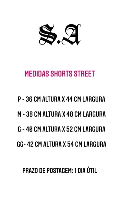 Shorts Reflective Logo (PRETO) - Street Apparel - Street Apparel