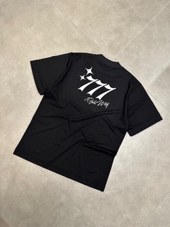Camiseta Oversized “777 Right Way” - Preta - comprar online