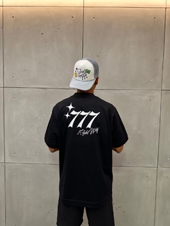 Camiseta Oversized “777 Right Way” - Preta - loja online