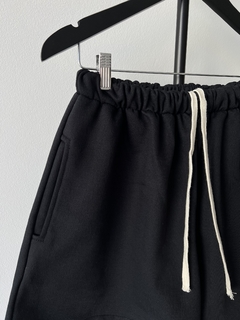 Shorts de Moletom Cursive Logo - Preto na internet