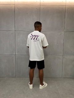 Imagem do Camiseta Oversized “777 Right Way” - Off White