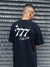 Camiseta Oversized “777 Right Way” - Preta na internet