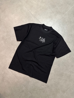 Camiseta Oversized “777 Right Way” - Preta