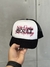 Boné Trucker No Guts Lettering - Preto/Branco