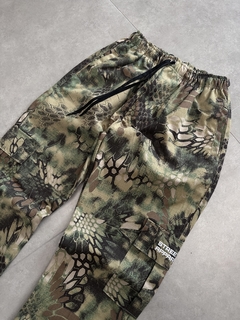 Calça Cargo Ripstop Snakecamo - Verde - Street Apparel