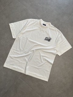 Camiseta Oversized No Guts No Glory Abstract - Off White na internet