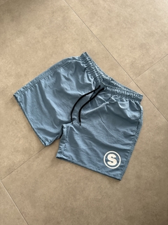 Shorts S Logo - Azul Bebê na internet