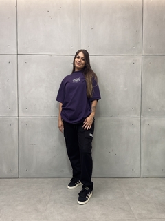 Camiseta Oversized “777 Right Way” - Roxa - loja online