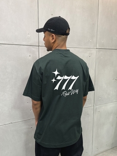 Camiseta Oversized “777 Right Way” - Verde Miltar - comprar online