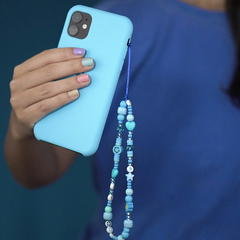 Phone Strap Migs | Blue - Migs! Salva-Celular | o melhor amigo do seu celular