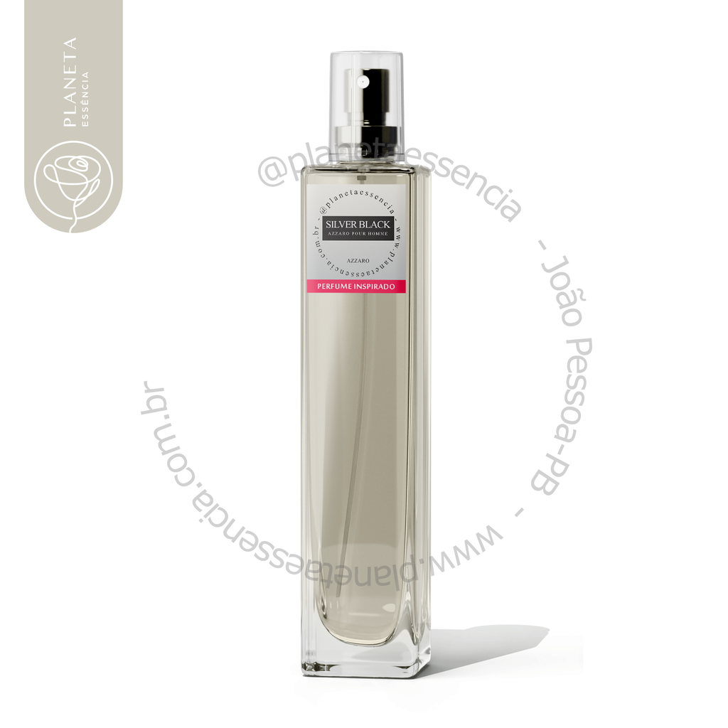 Perfume Inspirado Azzaro Silver Black Elegancia Masculina
