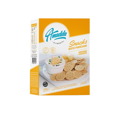 Snacks Sabor Queso Parmesano x 180g - Amadda