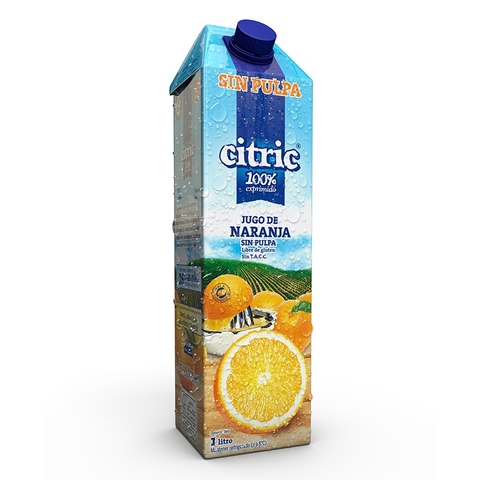 Jugo de Naranja sin Pulpa x 1l - Citric