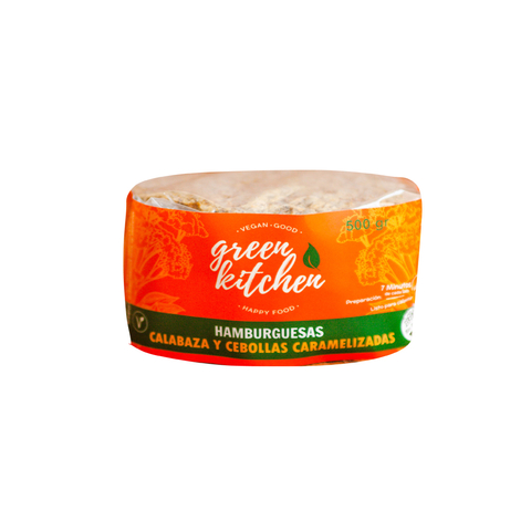 Hamburguesa de Calabaza y Cebollas Caramelizadas x 500g - Green Kitchen