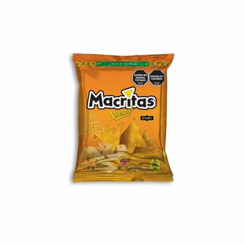 Nachos Sabor Queso x 150g - Macritas