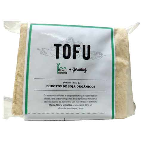 Tofu de Porotos de Soja Organico x 300g - Planta Abierta