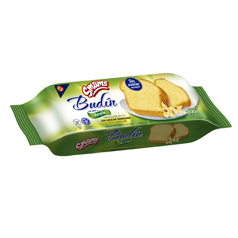 Budin Vainilla Sin Azucar x 200g - Smams